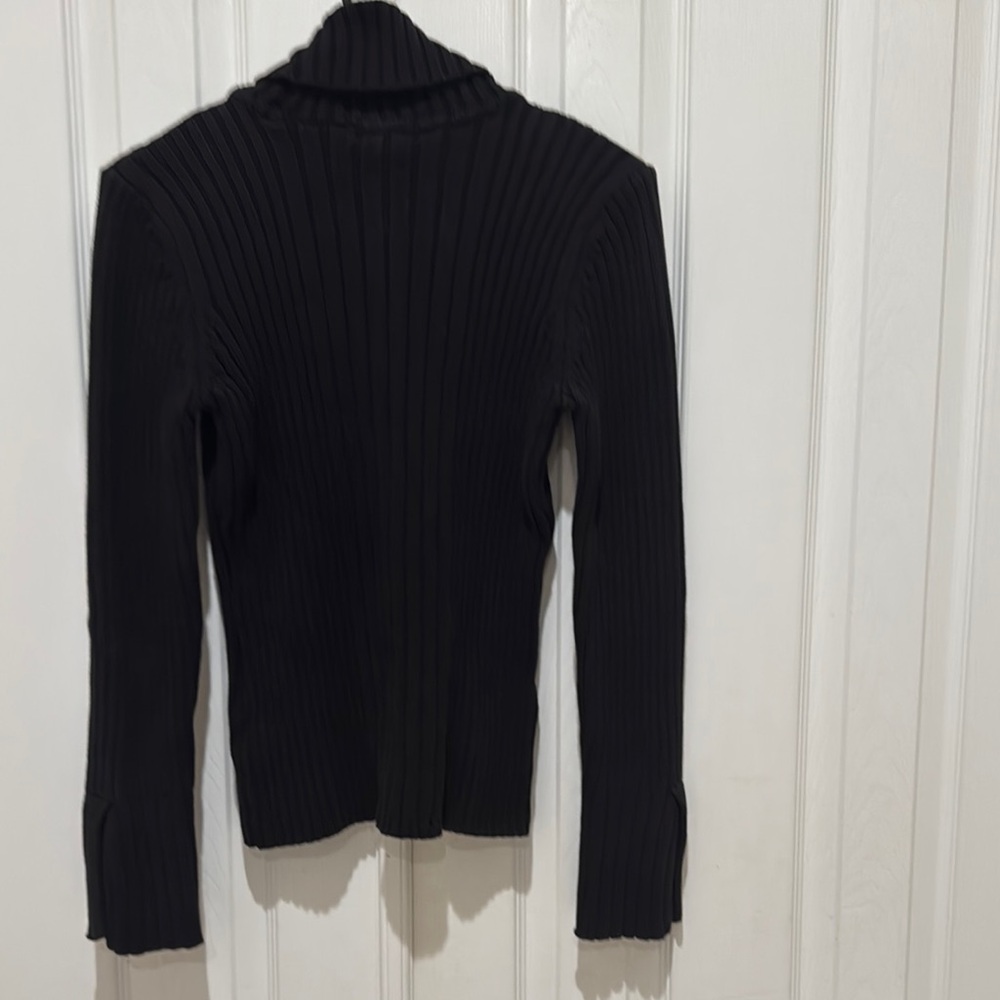 Calvin Klein Jeans Black Turtleneck Sweater - Picture 5 of 6
